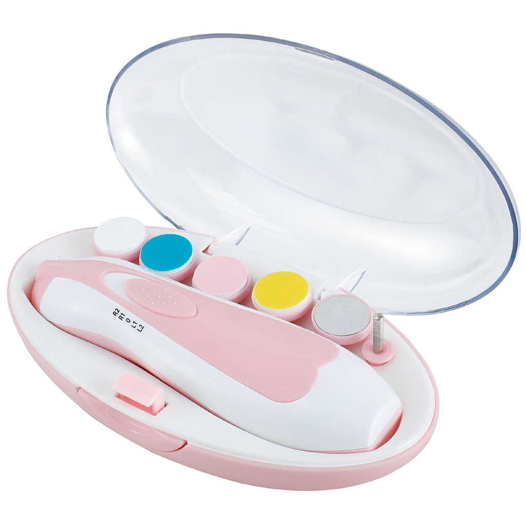 Electric baby Nail clipper LED Light Baby Nail Trimmer Baby Care Set